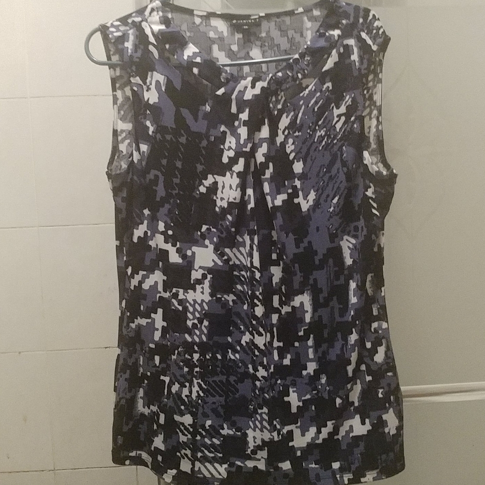 Janina F Women purple, White and black top